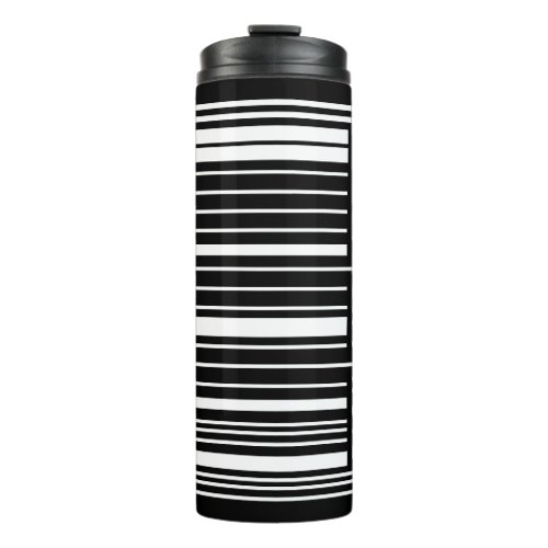 Rick and Morty Bar Code Graphic Thermal Tumbler