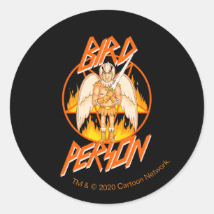 RICK AND MORTY™ Bird Person Pentagram Classic Round Sticker