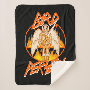 RICK AND MORTY™ Bird Person Pentagram Sherpa Blanket