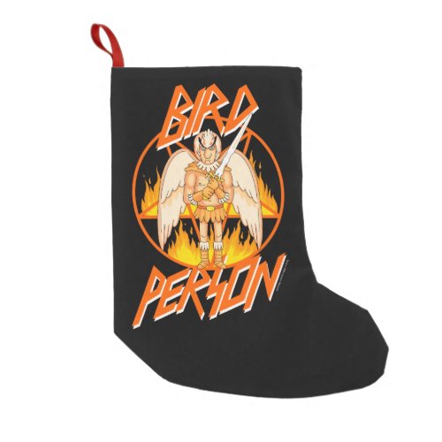 RICK AND MORTY  Bird Person Pentagram Small Christmas Stocking
