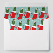 Rick and Morty | Christmas Pickle Rick Pattern Envelope