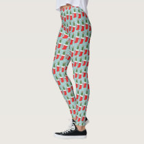 Rick and Morty | Christmas Pickle Rick Pattern Leggings