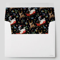 Rick and Morty | Christmas Reindeer Sleigh Pattern Envelope