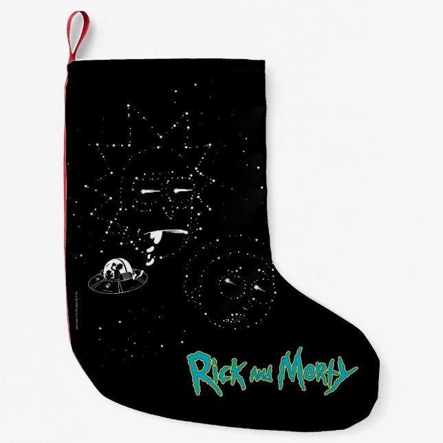 RICK AND MORTY™ | Constellations Small Christmas Stocking (Front)