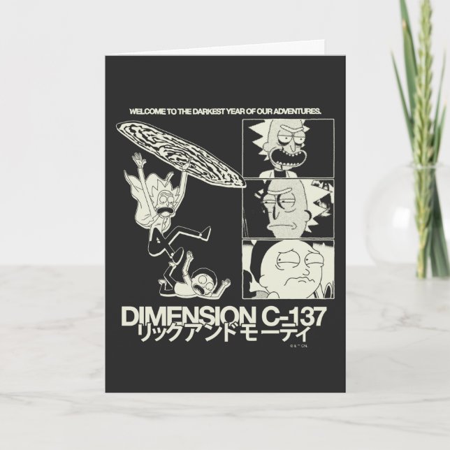 RICK AND MORTY™ | Dimension C-137 Card (Front)