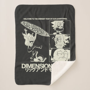 RICK AND MORTY™ Dimension C-137 Sherpa Blanket