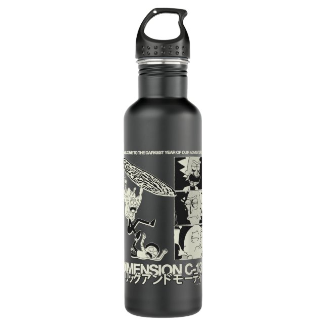 RICK AND MORTY™ | Dimension C-137 Stainless Steel Water Bottle (Front)