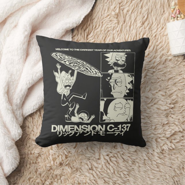 RICK AND MORTY™ | Dimension C-137 Throw Pillow (Blanket)