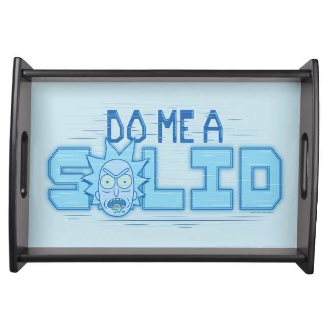 RICK AND MORTY™ | Do Me A Solid Serving Tray (Front)
