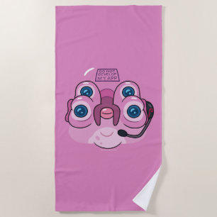 RICK AND MORTY™ DO NOT DEVELOP MY APP BEACH TOWEL