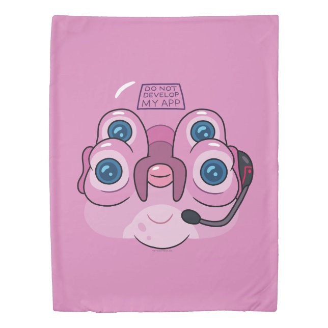 RICK AND MORTY™ | DO NOT DEVELOP MY APP DUVET COVER (Front)