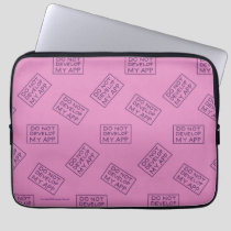 RICK AND MORTY™ | DO NOT DEVELOP MY APP LAPTOP SLEEVE