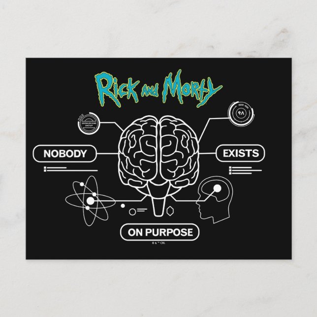 RICK AND MORTY™ | Download Backup Brain Postcard (Front)