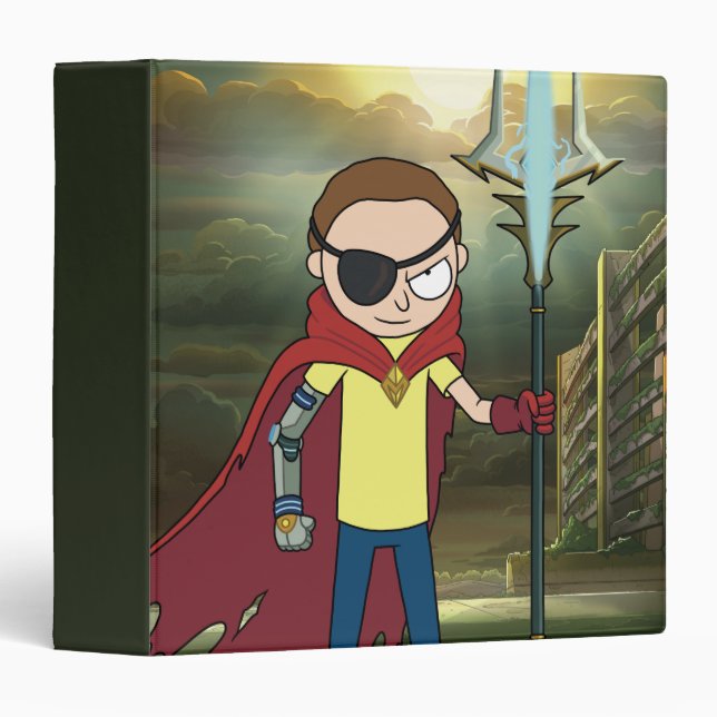 RICK AND MORTY™ | Evil Morty 3 Ring Binder (Front/Spine)