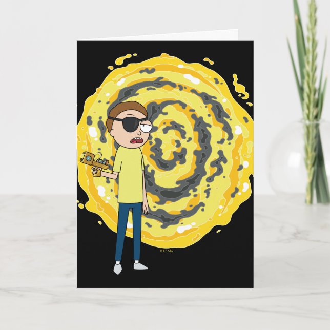 RICK AND MORTY™ | Evil Morty Portal Card (Front)