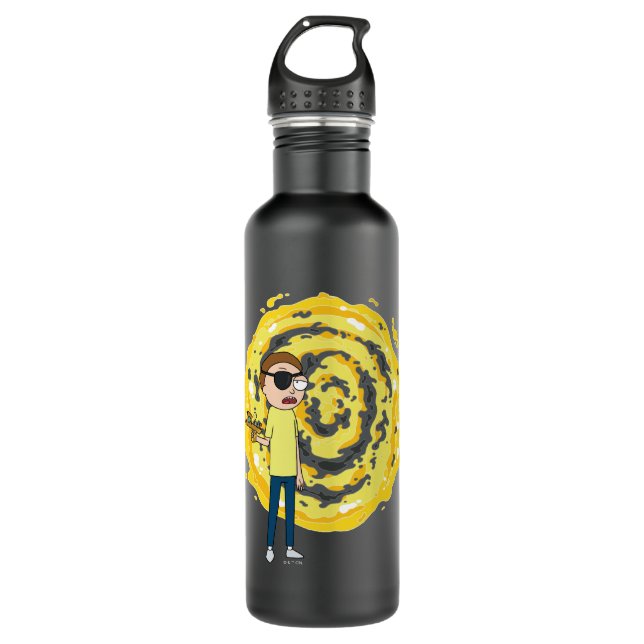 RICK AND MORTY™ | Evil Morty Portal Stainless Steel Water Bottle (Front)