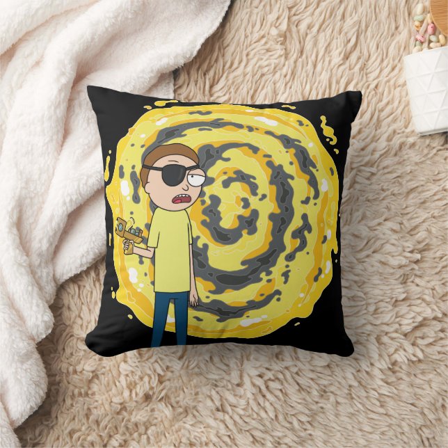 RICK AND MORTY™ | Evil Morty Portal Throw Pillow (Blanket)