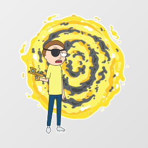 RICK AND MORTY™ Evil Morty Portal Wall Decal