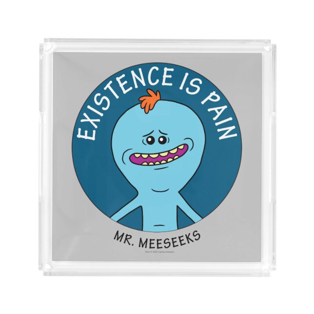 RICK AND MORTY™ | Existence Is Pain Acrylic Tray (Front)