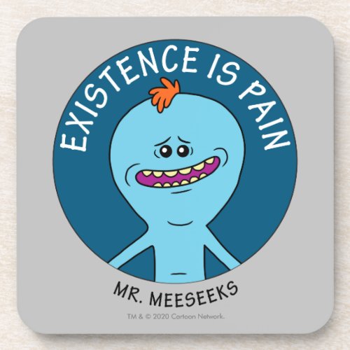RICK AND MORTYâ  Existence Is Pain Beverage Coaster
