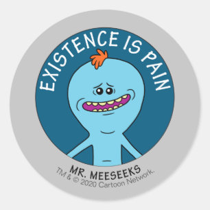 RICK AND MORTY™ Existence Is Pain Classic Round Sticker