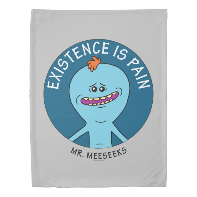 RICK AND MORTY™ | Existence Is Pain Duvet Cover (Front)
