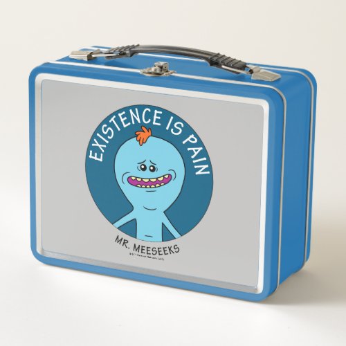 RICK AND MORTY  Existence Is Pain Metal Lunch Box