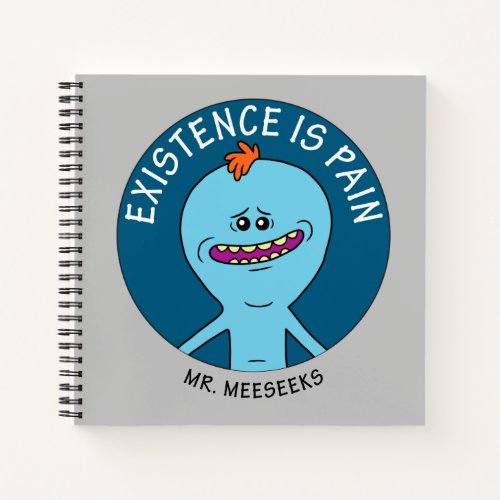 RICK AND MORTY  Existence Is Pain Notebook
