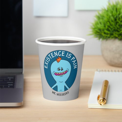 RICK AND MORTY  Existence Is Pain Paper Cups
