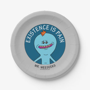 RICK AND MORTY™ Existence Is Pain Paper Plates