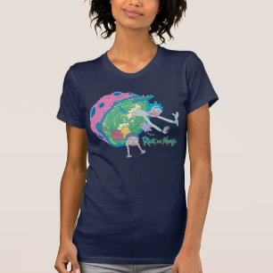 RICK AND MORTY™   Falling From Infected Portal T-Shirt