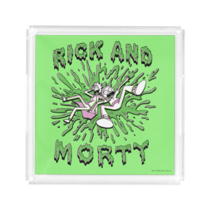 RICK AND MORTY™ Falling Into Acid Vat Acrylic Tray