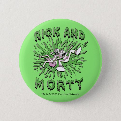 RICK AND MORTY  Falling Into Acid Vat Button