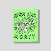 RICK AND MORTY™ | Falling Into Acid Vat Canvas Print