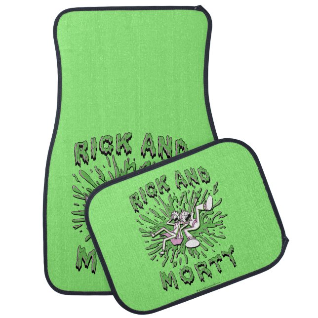 RICK AND MORTY™ | Falling Into Acid Vat Car Floor Mat (Set)