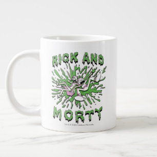 RICK AND MORTY™ Falling Into Acid Vat Giant Coffee Mug