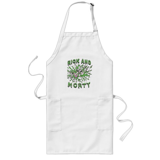 RICK AND MORTY™ | Falling Into Acid Vat Long Apron (Front)
