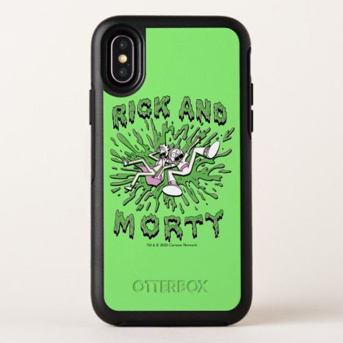 RICK AND MORTY  Falling Into Acid Vat OtterBox Symmetry iPhone XS Case