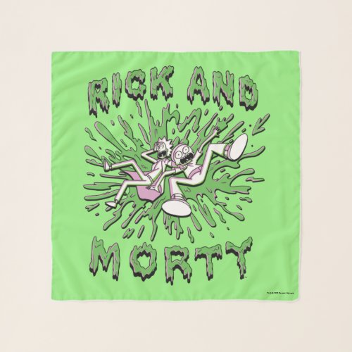 RICK AND MORTY  Falling Into Acid Vat Scarf