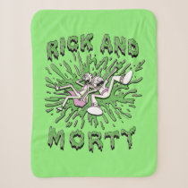 RICK AND MORTY™ | Falling Into Acid Vat Sherpa Blanket