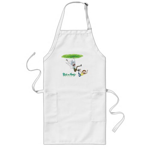 RICK AND MORTY  Falling Out Of Portal Long Apron