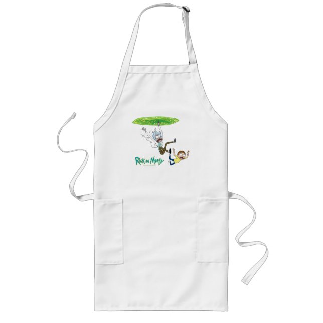 RICK AND MORTY™ | Falling Out Of Portal Long Apron (Front)
