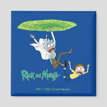 RICK AND MORTY™ | Falling Out Of Portal Magnet