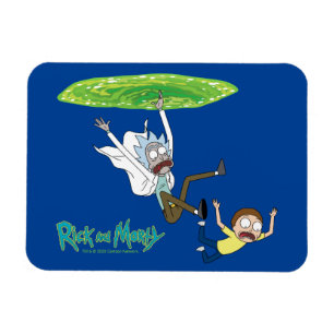 RICK AND MORTY™ Falling Out Of Portal Magnet