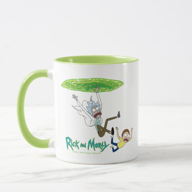 RICK AND MORTY™ | Falling Out Of Portal Mug (Left)