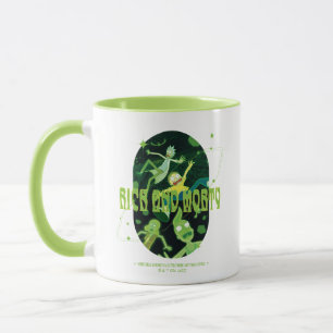 Rick and Morty Falling Quote Badge Mug