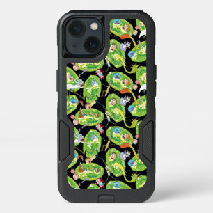 RICK AND MORTY™ Falling Through Portals Patter iPhone 13 Case