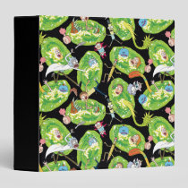 RICK AND MORTY™ | Falling Through Portals Pattern 3 Ring Binder