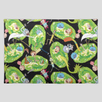 RICK AND MORTY™ | Falling Through Portals Pattern Cloth Placemat