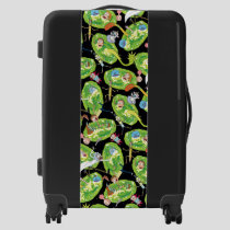 RICK AND MORTY™ | Falling Through Portals Pattern Luggage